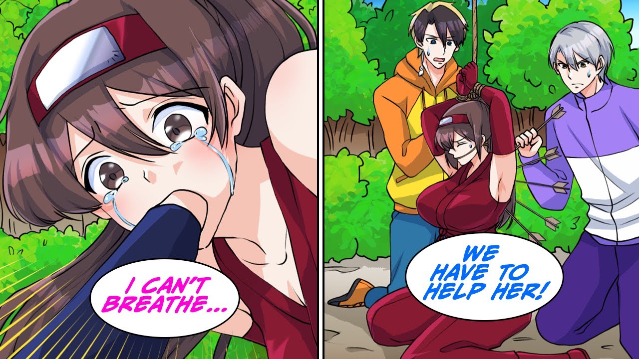 Three things happened when I helped a female ninja in captivity [Manga Dub]