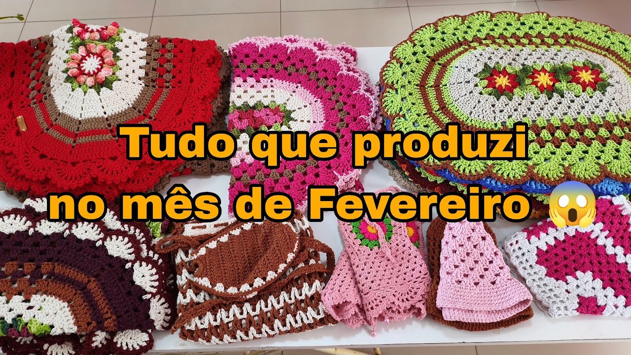 Superou minhas expectativas / Quais 10 kilos crochetados / Quais 1,500 em produção 