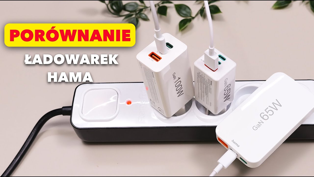 Porównanie ładowarek Hama GaN 65 vs Mini 65W vs Mini 100W – dane techniczne – RTV EURO AGD