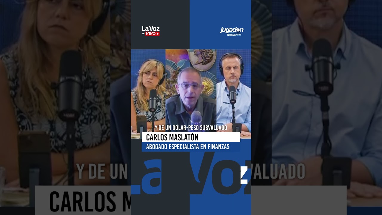 CARLOS MASLAT&Oacute;N: Si el GOBIERNO NO CAMBIA las cosas NO VAN A TERMINAR BIEN