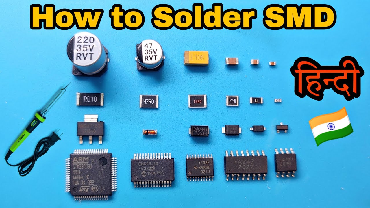 How to Soldering SMD Component's Full Details in Hindi (#004)