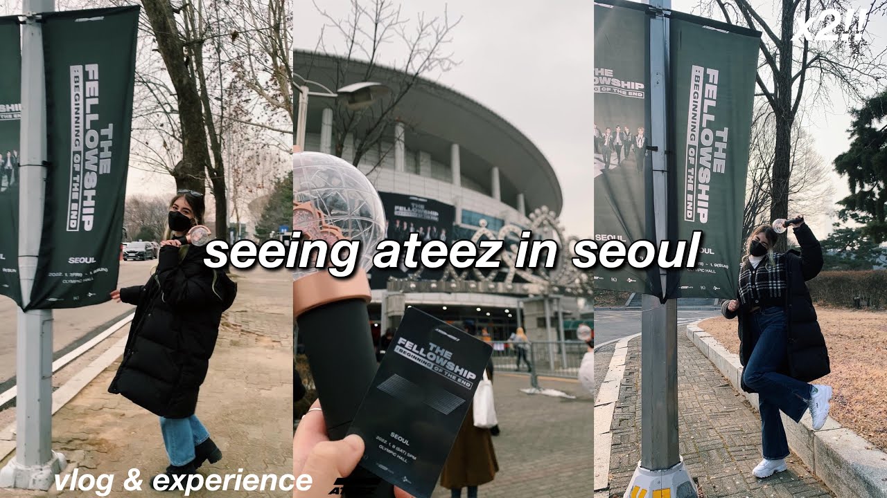 ateez the fellowship beginning of the end tour in seoul concert vlog / grwm & experience *2 shows*