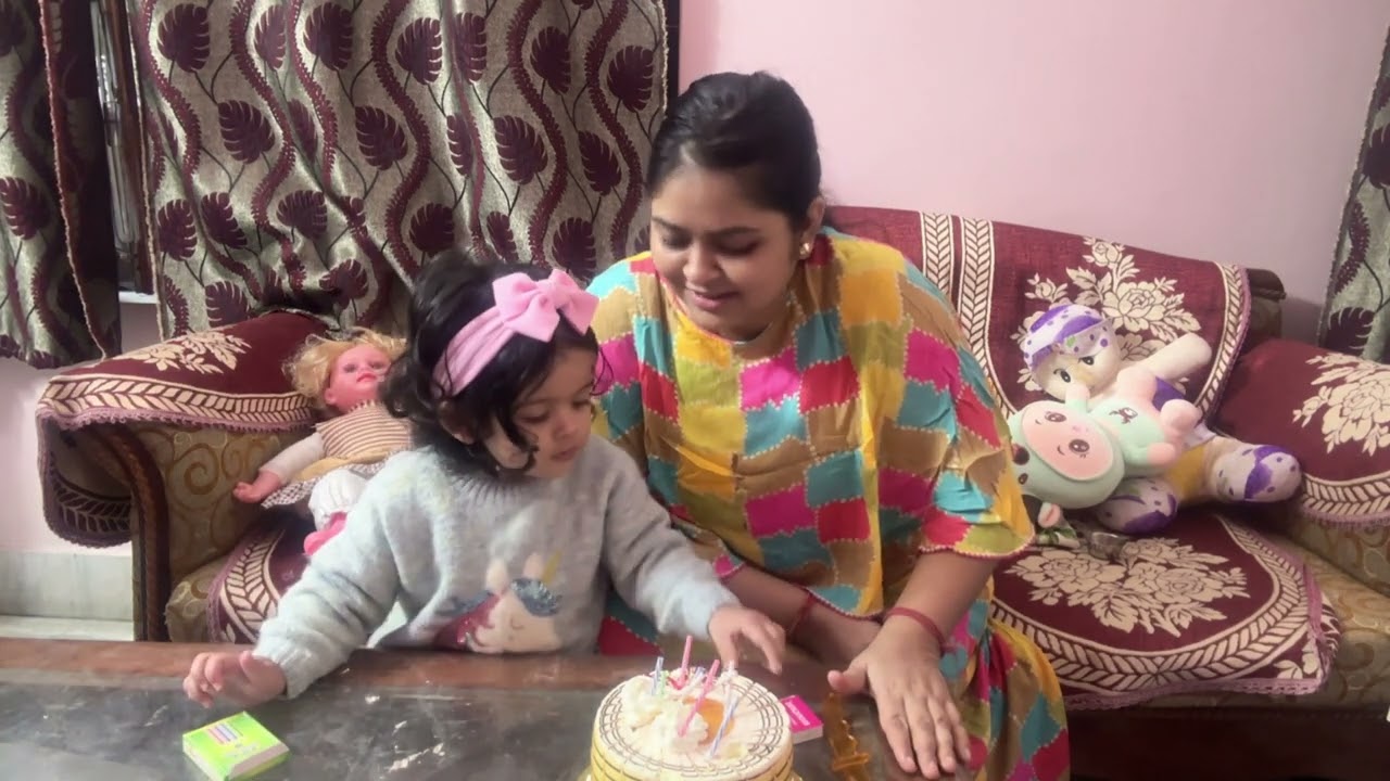 Chilla, cake & cuddles 💕Baby Gupta’s monthly birthday celebration with family love 🎂