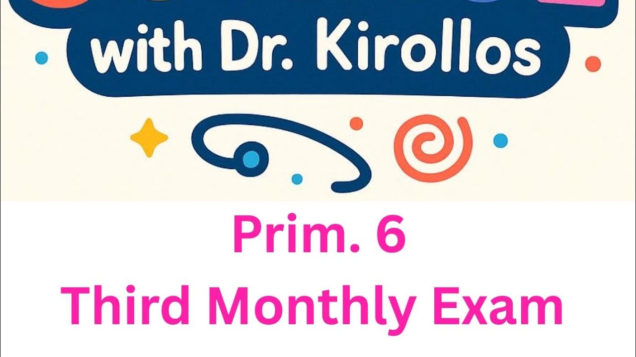 Prim. 6 Science answering Third Monthly Exam Revision