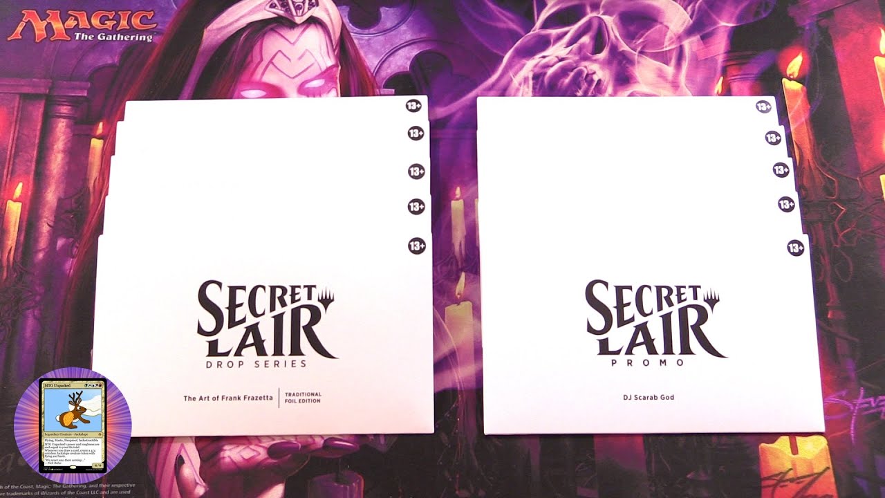 MTG Secret Lair: December 2022 Superdrop Foil Bundle Unboxed