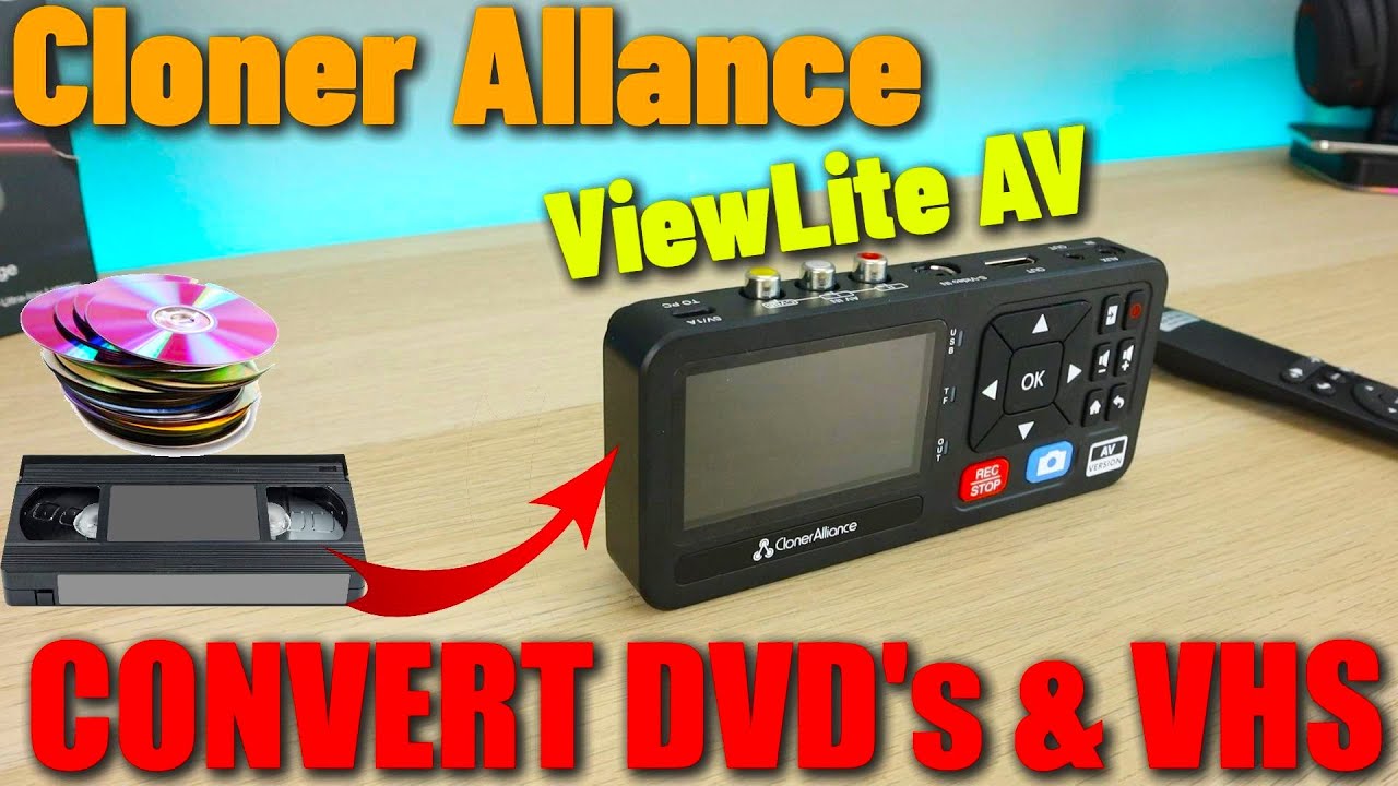 Конвертируйте видеокассеты VHS и DVD в цифровой формат | Обзор Cloner Alliance ViewLite AV