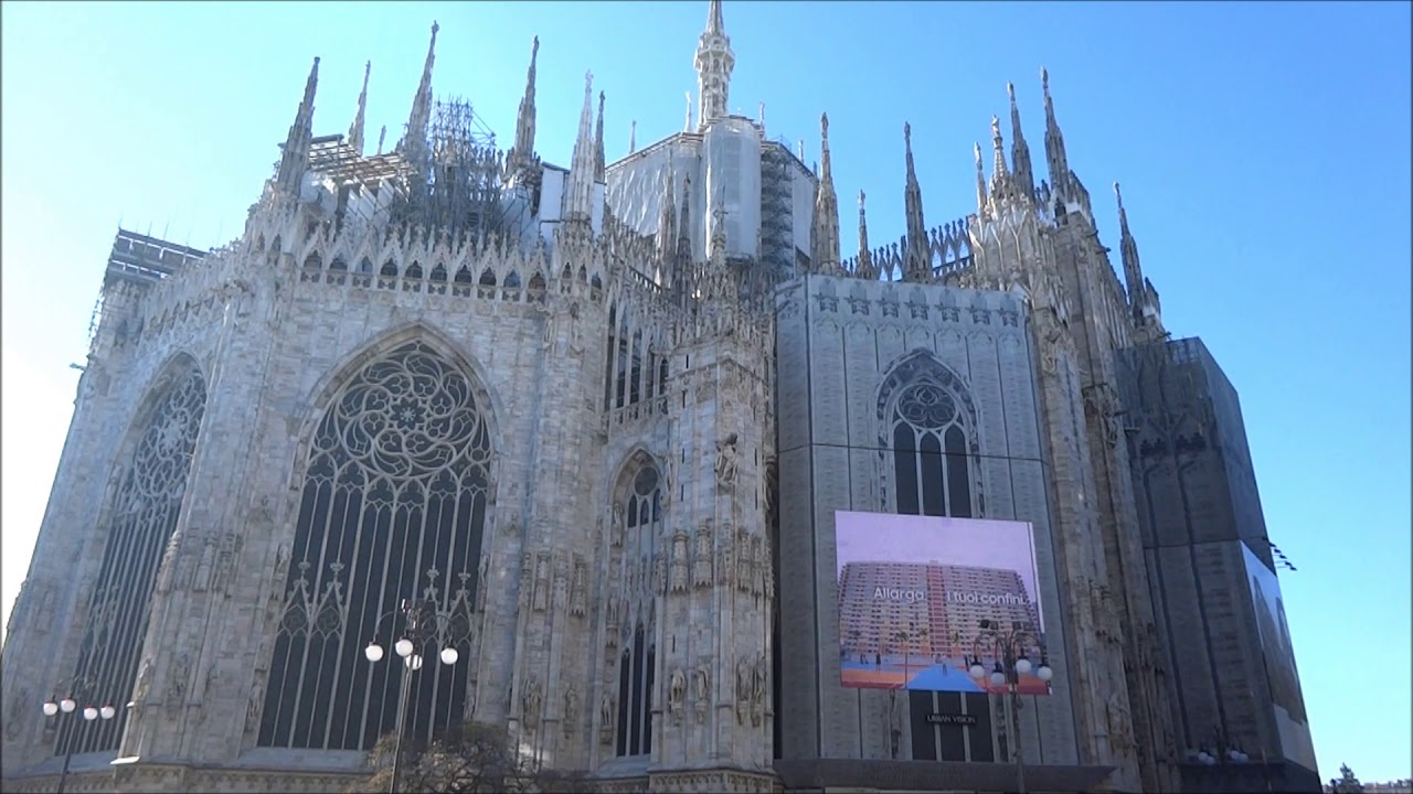 Piazza del Duomo in Milan, Italy,