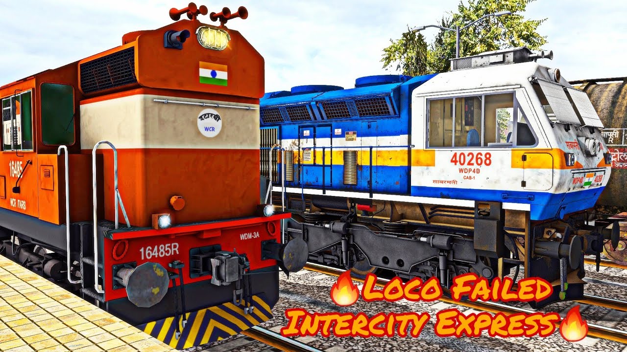 LOCO FAILED of JAIPUR UDAIPUR EXPRESS in MSTS Open Rails || Indian Railways