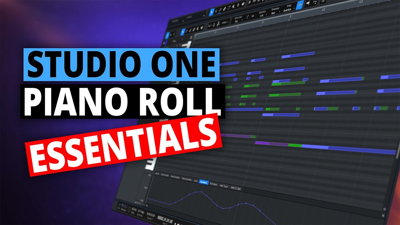 Studio One | ОСНОВНЫЕ МАТЕРИАЛЫ Piano Roll