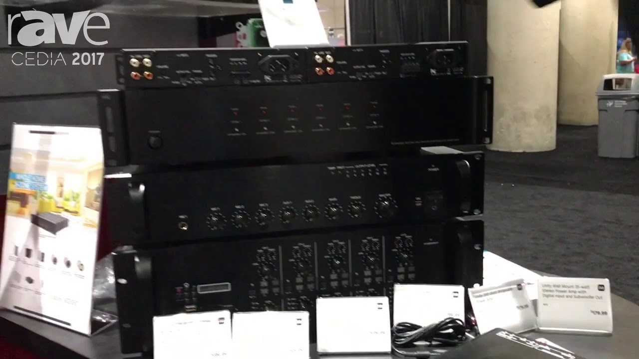 CEDIA 2017: Monoprice Features 10761 6-Zone Mixer/Amplifier