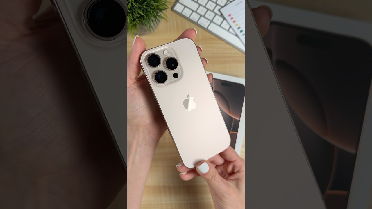 iPhone 16 Pro in Desert Titanium✨