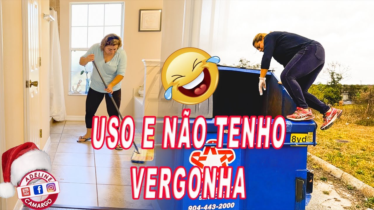 Ralando na faxina e tudo que uso em casa que veio do lixo