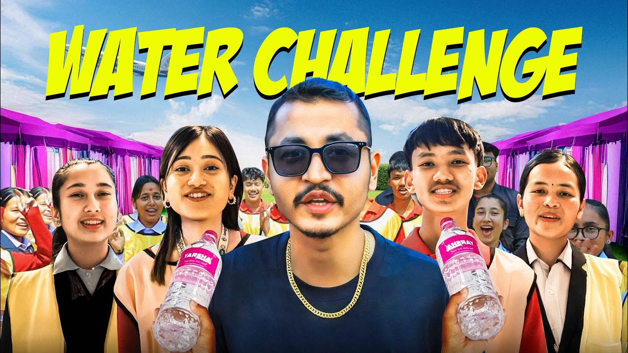 The Ultimate Water Challenge! 🌊💦 ​⁠first time in the history of Nepal🇳🇵@Chunuvlogs