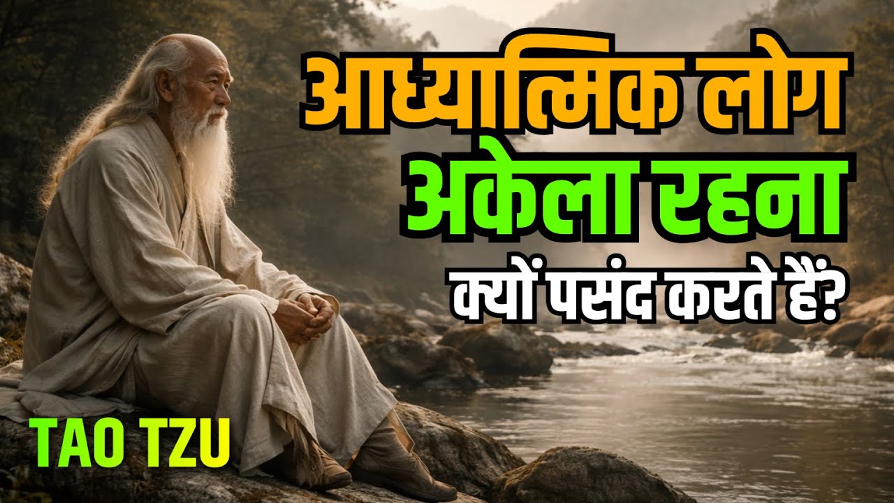 आध्यात्मिक लोग अकेला रहना क्यों पसंद करते हैं? | Tao Tzu | Spiritual Wisdom in Hindi
