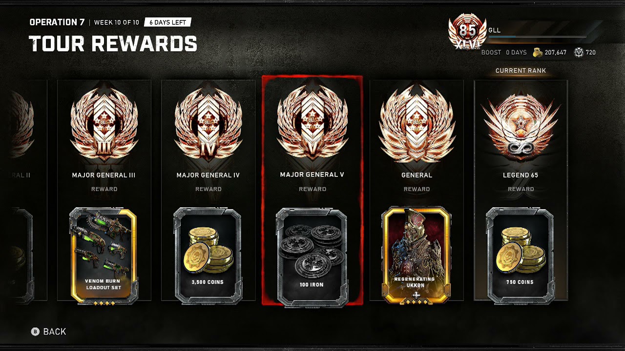 GEARS 5- TOUR REWARDS SEASON 7, 8 AND 9