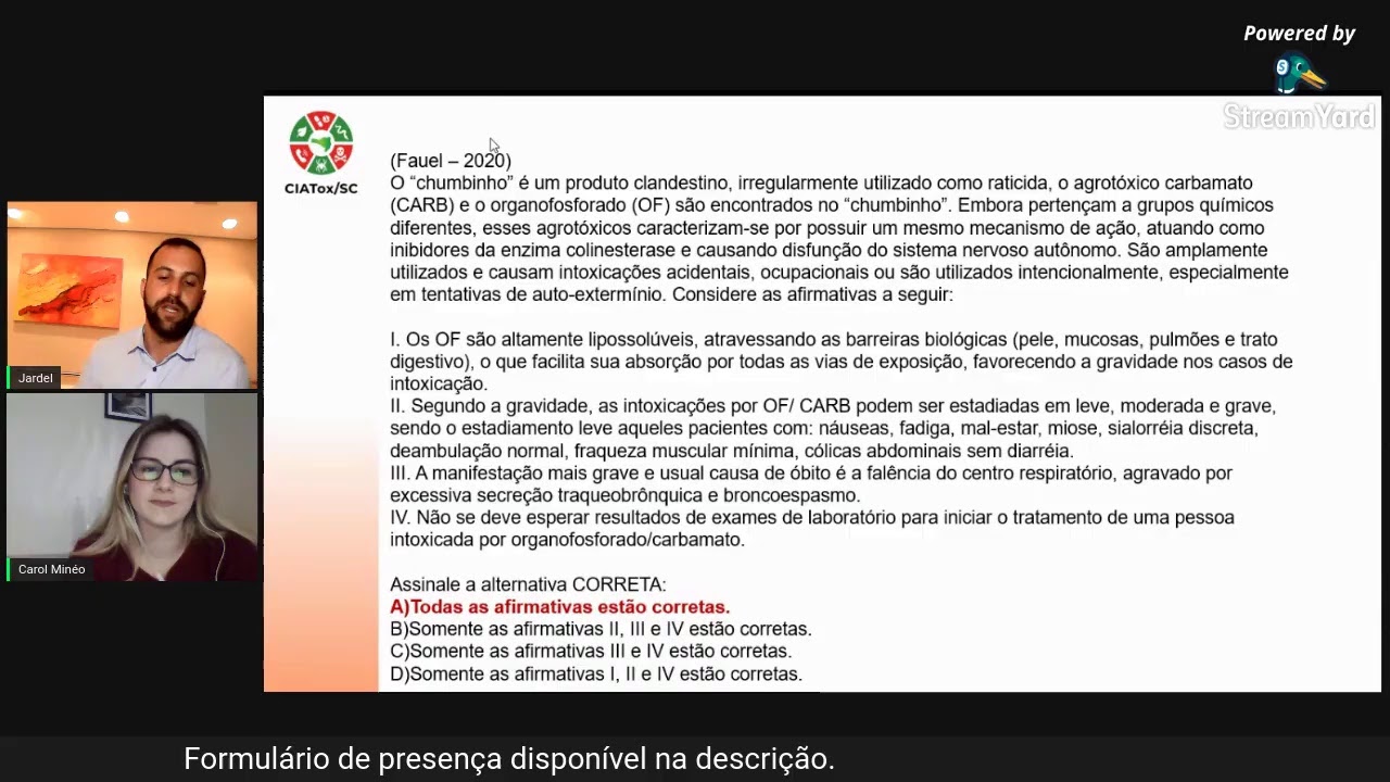 S&iacute;ndromes T&oacute;xicas: diagn&oacute;stico e tratamento