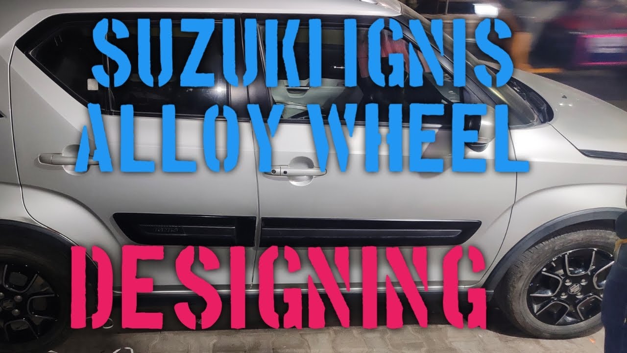 Suzuki Ignis Alloy Wheel wrap n design.