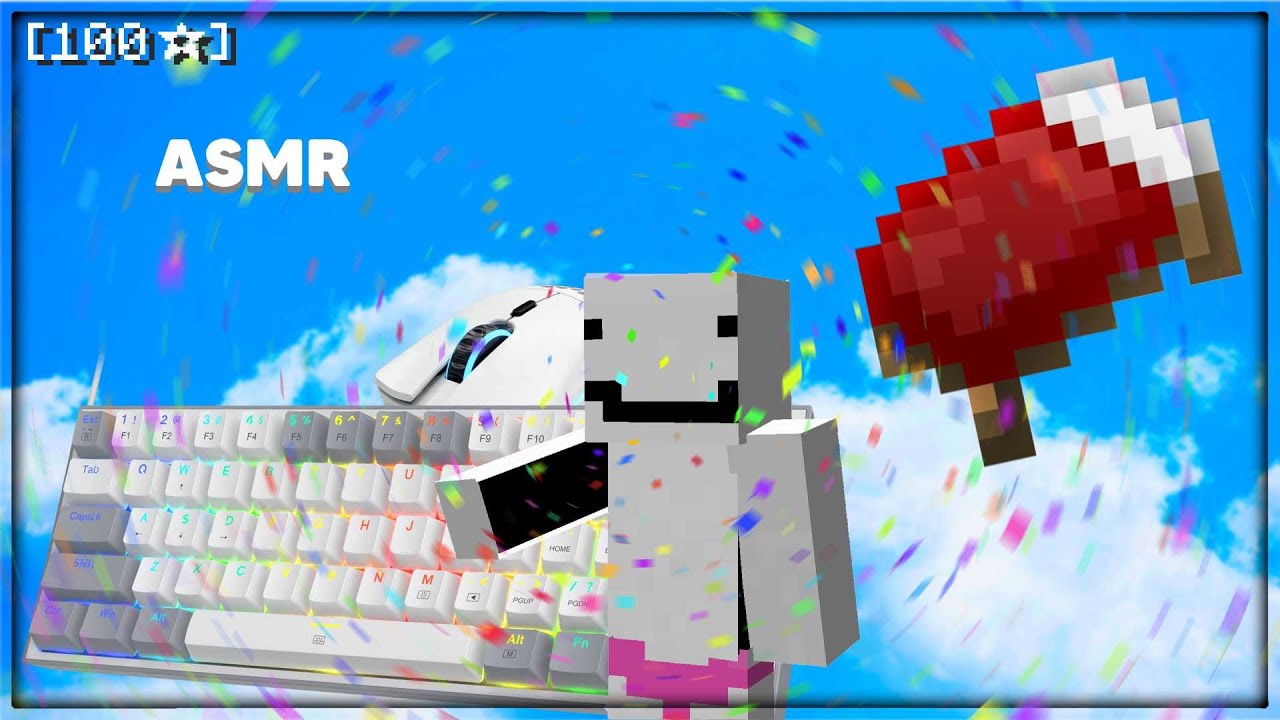 Relaxing BedWars ASMR – Keyboard & Mouse Sounds