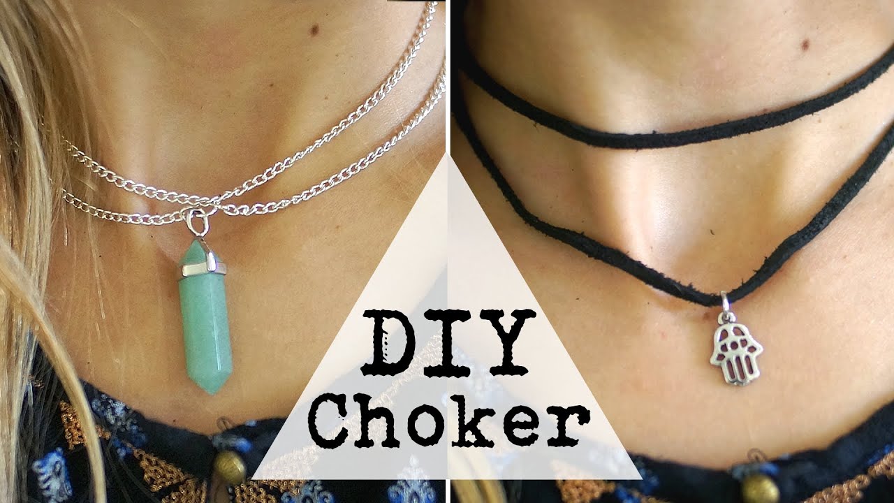 Forever 21 Inspired Choker Necklace | DIY