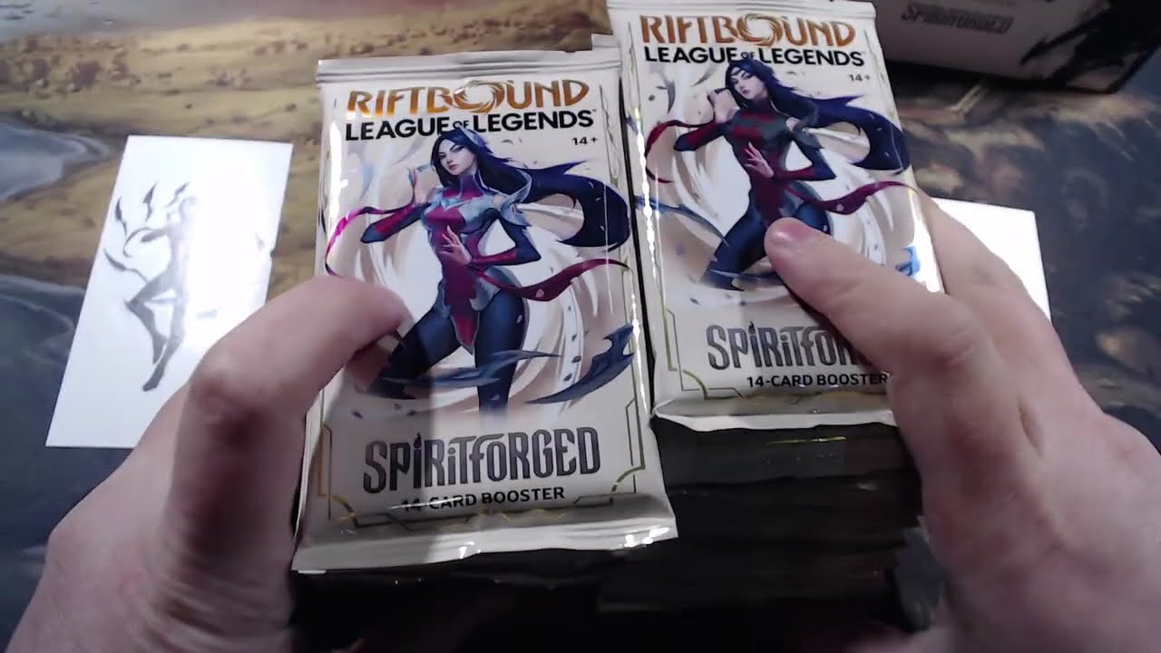 Opening a Booster Box Of Riftbound Spiritforged!