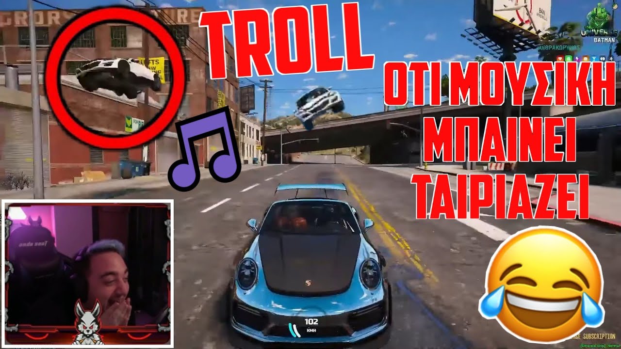 O TEAMPLS TRΟΛΛΑΡΕΙ ΣΤΟ GTA RP 😱....ΟΤΙ ΜΟΥΣΙΚΗ ΜΠΑΙΝΕΙ ΤΑΙΡΙΑΖΕΙ ΜΕ ΤΟ BACKGROUND *ΠΟΛΥ ΓΕΛΙΟ* 😂