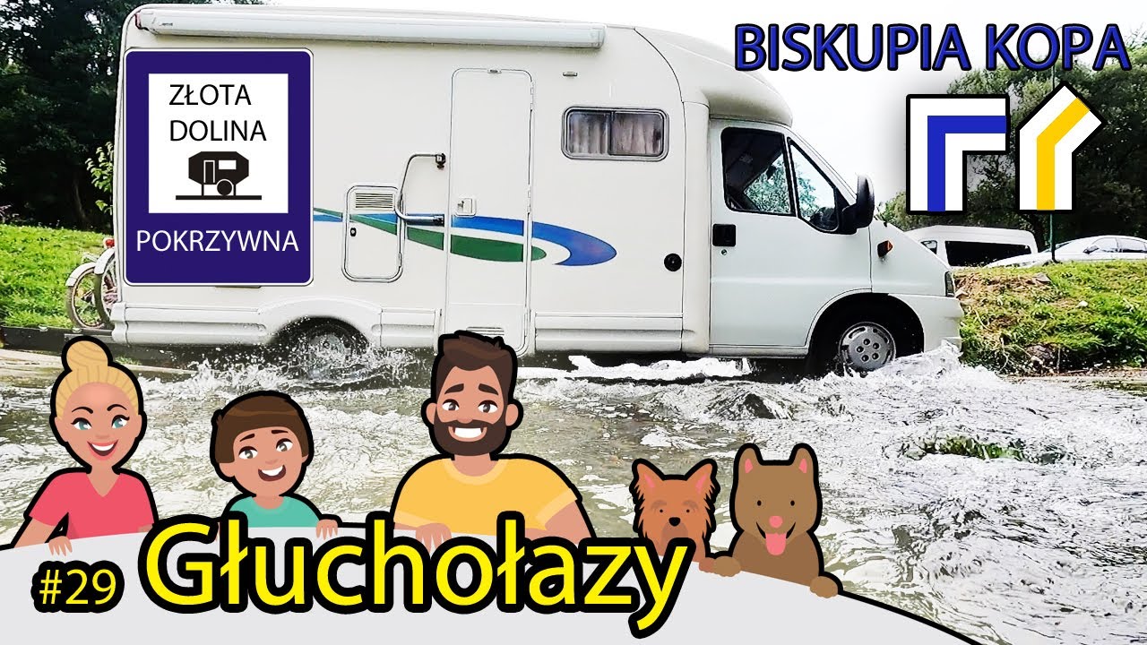 Głuchołazy - skąd się wziął PRYSZNIC? Przez rzekę na camping. Vlog #29