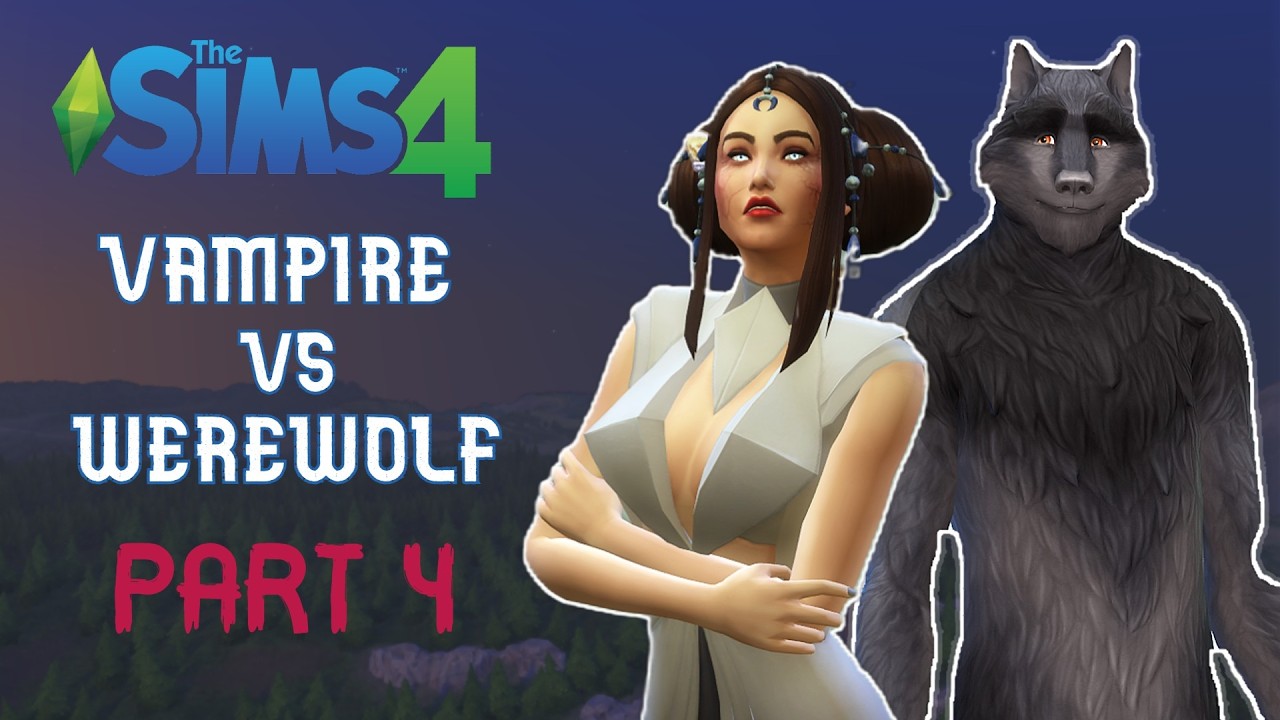 Can a Vampire and Werewolf Fall in Love? | Enemies to Lovers Sims 4 Part 4