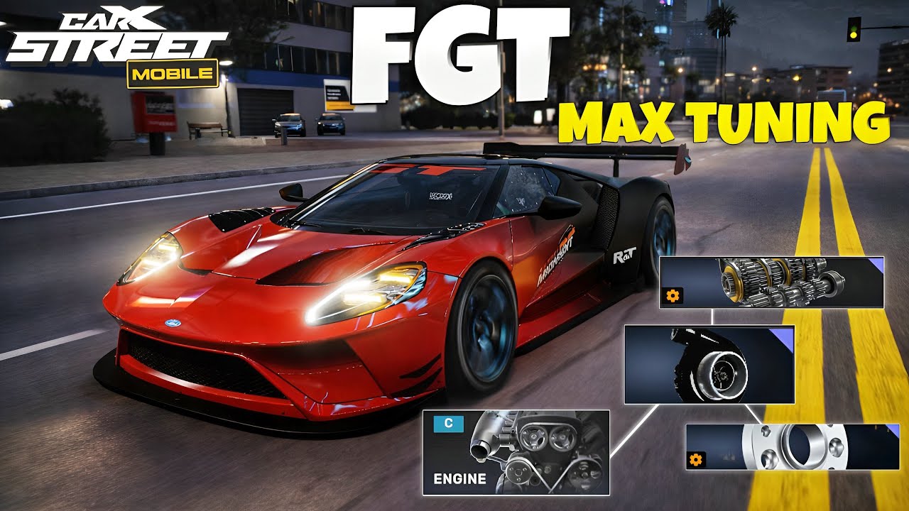 Carx Street FGT Premium Car Max Tuning || Carx Street 4k Graphics High Settings Gameplay ||