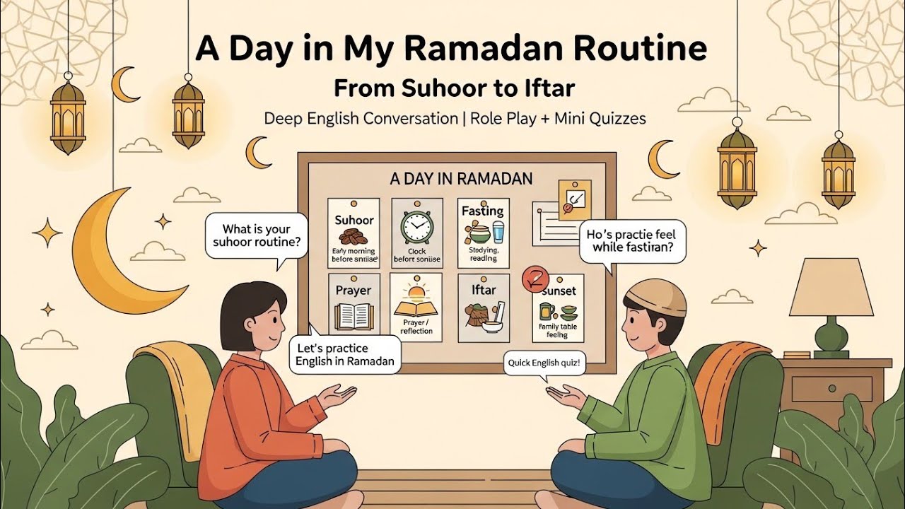 Learn How to Describe Your Ramadan Routine in English &ndash; Easy Daily Practice