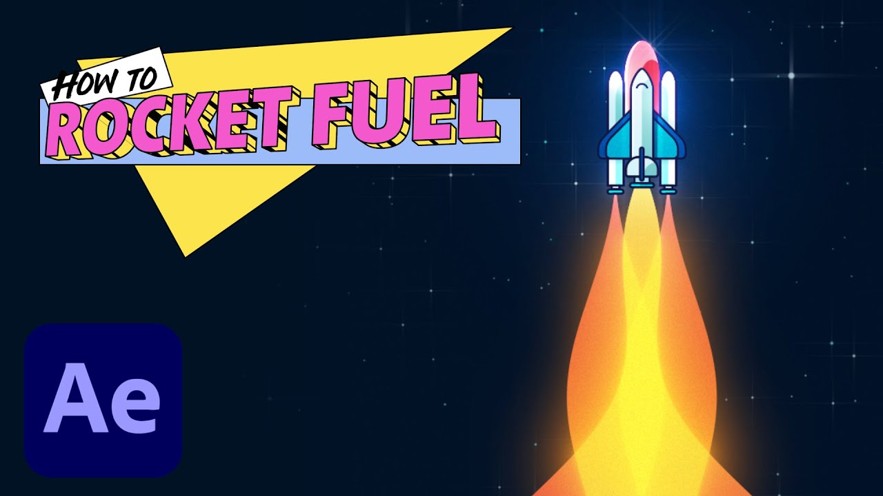How to make rocket flames in After Effects!