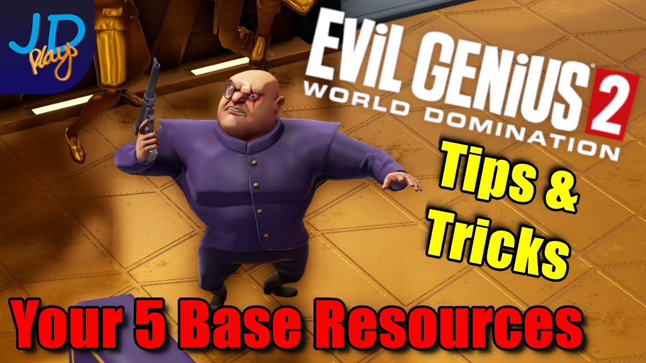Your 5 Critical Resources in Evil Genius 2 World Domination 😈 Tutorial, New Player Guide