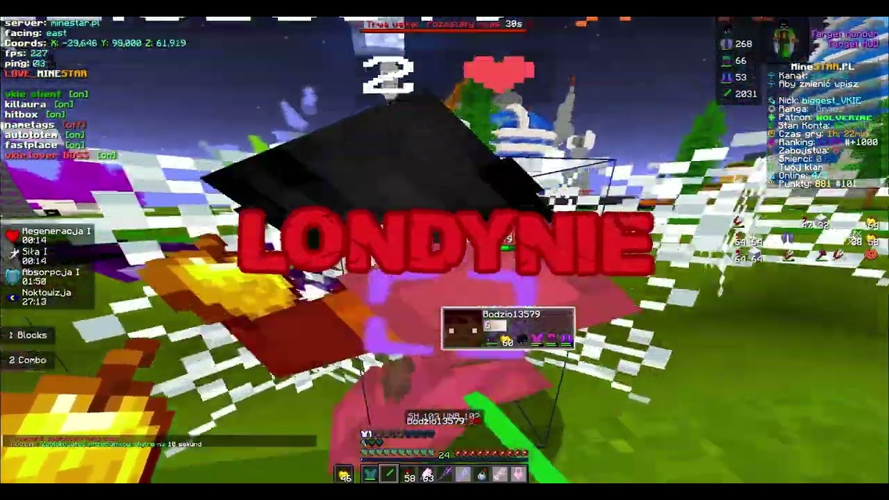 LOSOWANIE MINESTAR.PL MONTAGE WYMAGANIA LIKE , SUB , KOM Z NICKIEM