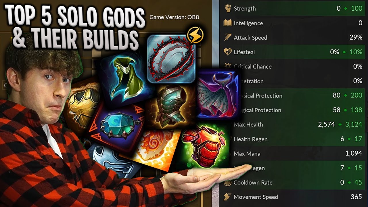 TOP 5 RANKED SOLOS AND BUILDS IN OB15!