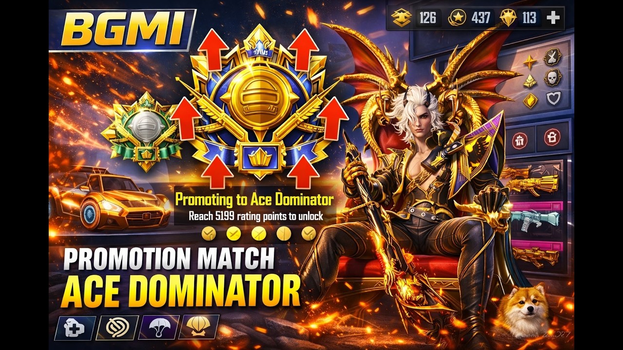 ACE DOMINATOR PROMOTION MATCHESS  #bgmi #bgmilivestream #bgmilive