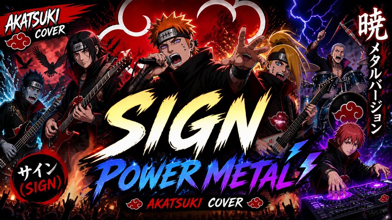 FLOW - SIGN 『サイン』  | AKATSUKI POWER METAL COVER ⚡🔥