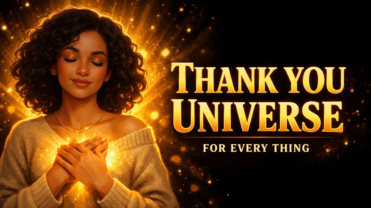 Thank You Universe | 15 Minute Morning Gratitude Affirmations for Abundance & Wealth