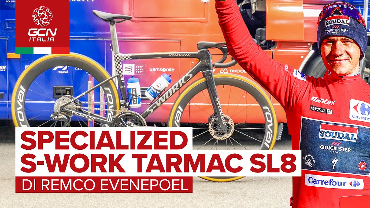 La Specialized Tarmac SL8 di Remco Evenepoel | Biciclette dei professionisti