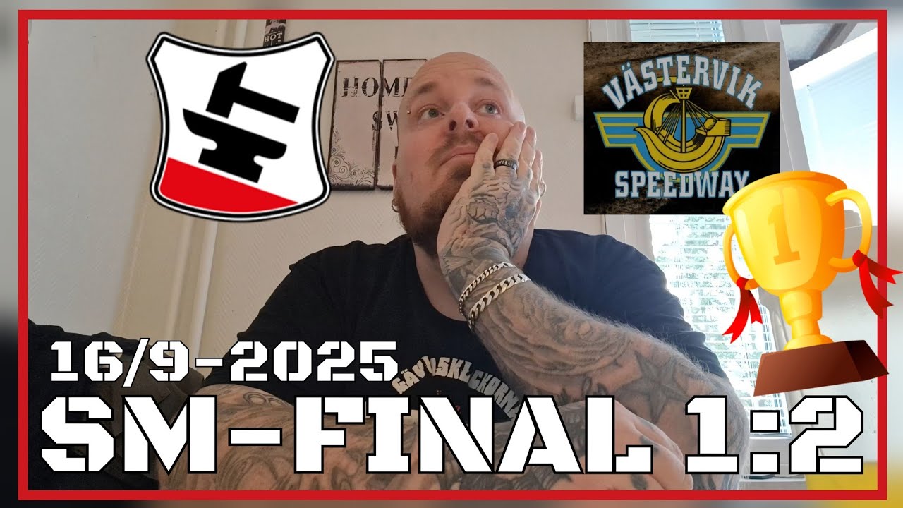 Speedway Vloggen #79 | SM-FINAL 1:2 | Smederna - Västervik | 2025 