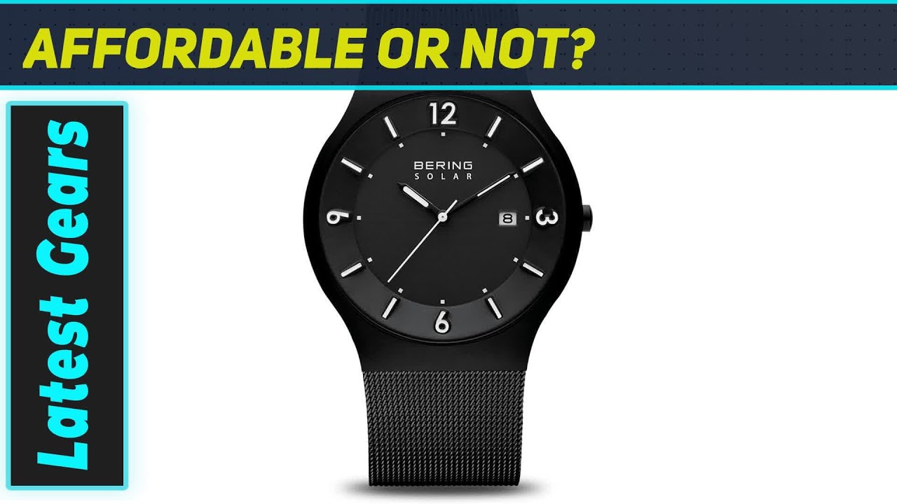 BERING Solar Watch: Top-Tier Eco-Friendly Timepiece