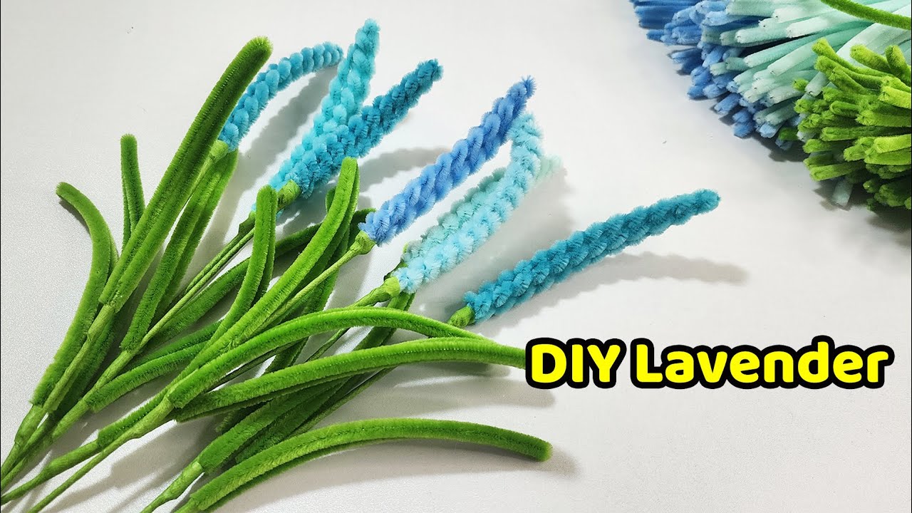 DIY Lavender Flower | Easy Handmade Lavender Craft Tutorial | BeYouCraft