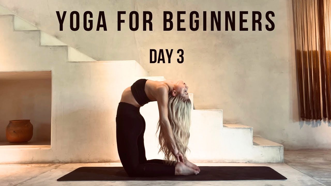 5 DAYS OF YOGA FOR BEGINNERS | Day 3 - Yoga Backbending for Spinal Flexibility and Heal Back Pain