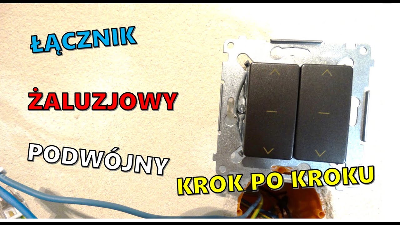 ŁĄCZNIK ROLETOWY PODWÓJNY . Simon Kontakt 54. Jak podłączyć.