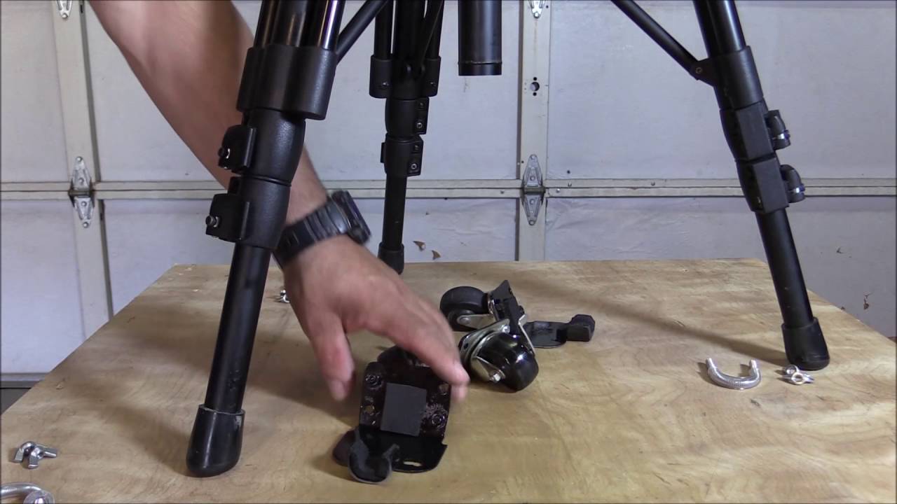 DIY tripod roller dolly