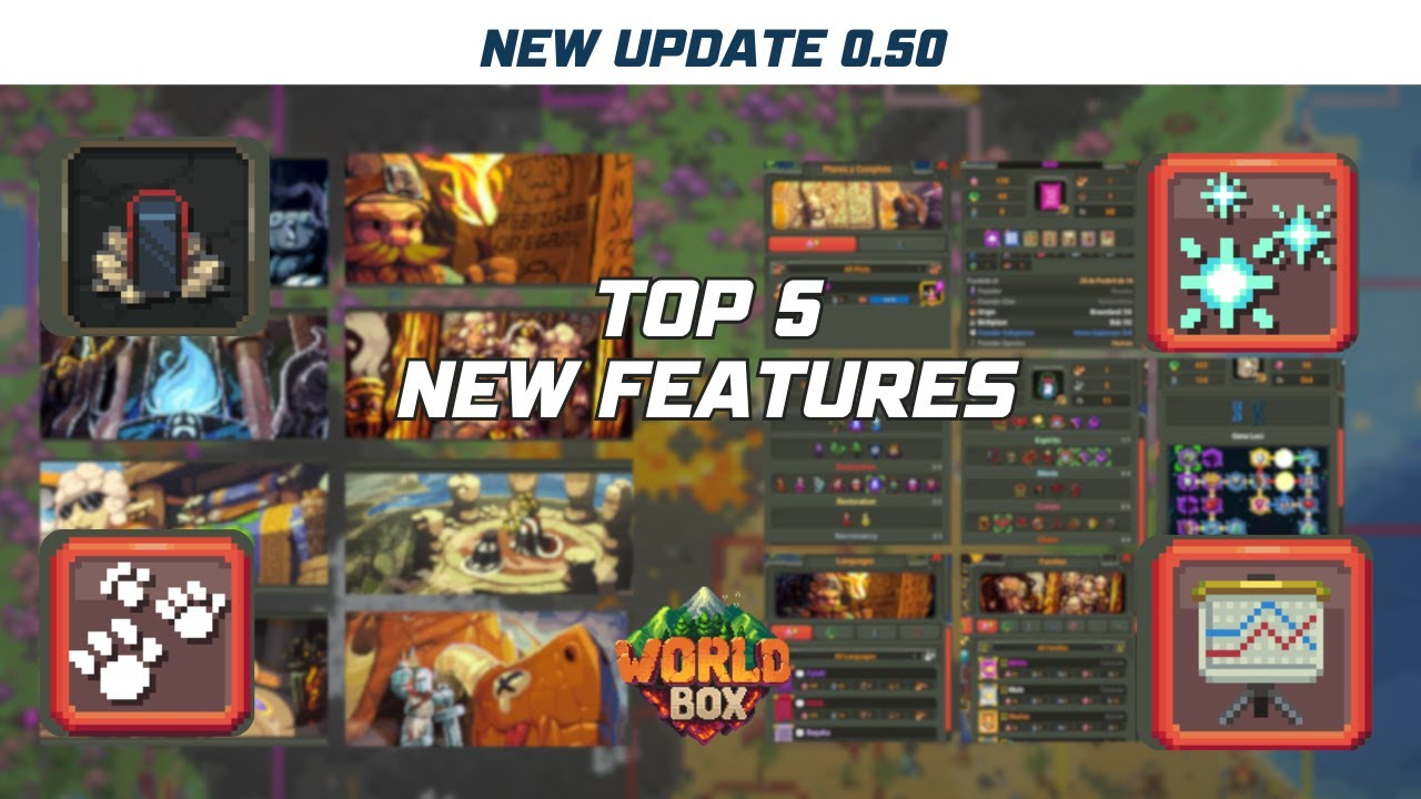 Top 5 Best Features || New WorldBox Update 0.50