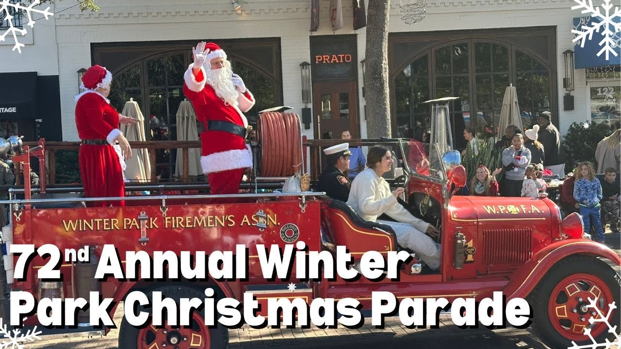 Most Epic Christmas Parade Ever! The 72nd Annual Winter Park Christmas Parade