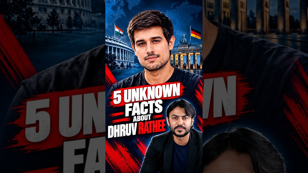 5 Things You Didn't Know About Dhruv Rathee! #shorts #dhruvrathee