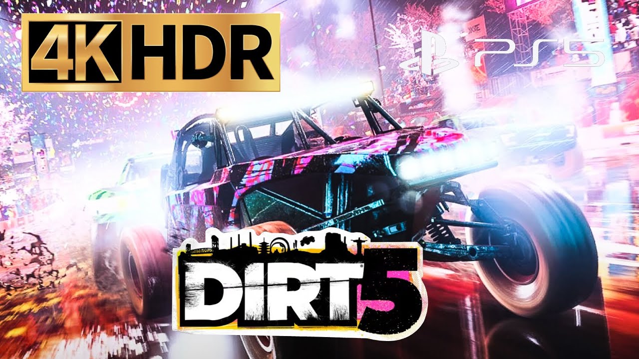 DIRT 5 - Gr&aacute;ficos  Surreais no modo multiplayer - 4K 60Fps - PS5
