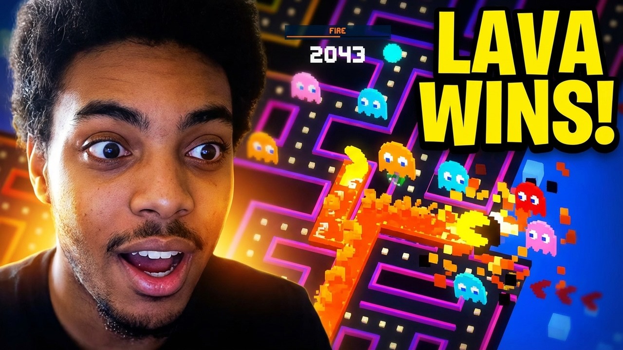PAC-MAN USING LAVA TO DESTROY GHOSTS!?! | Pac-Man 256 (Part 7)