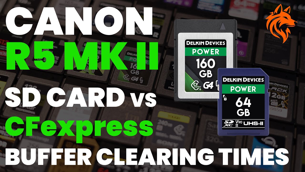 Canon R5 II: CFexpress Type B vs. SD Card Speed Test