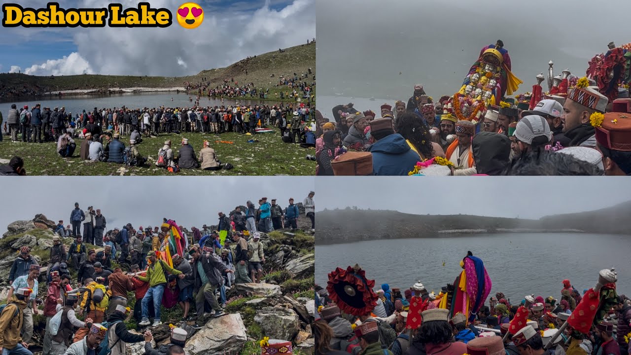 महर्षि पराशर और ऋषि जमदग्नि दिशौर लेक में शाही स्नान करके घर बापसी || DASHOUR LAKE 😍